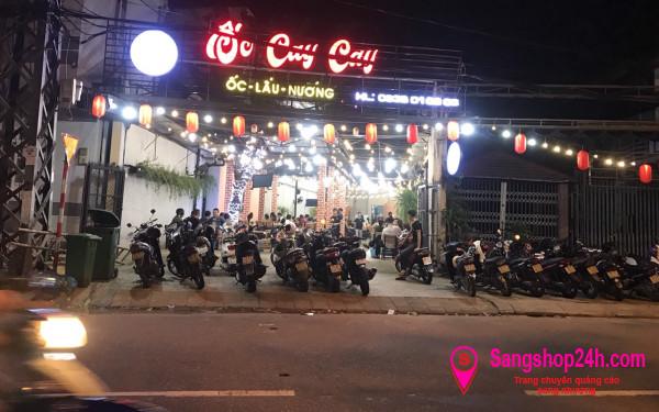 Sang nhà hàng nằm ngay mặt tiền đường lớn, khu dân cư đông, trung tâm quận Liên Chiểu, Đà Nẵng.