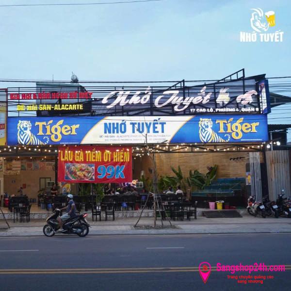 Sang Nhượng Nhà Hàng Mặt Tiền Đường Cao Lỗ Quận 8