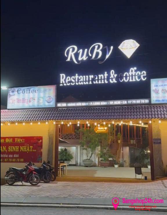 SANG NHƯỢNG NHÀ HÀNG HOẶC CHIA CỔ PHẦN NHÀ HÀNG RUBY 