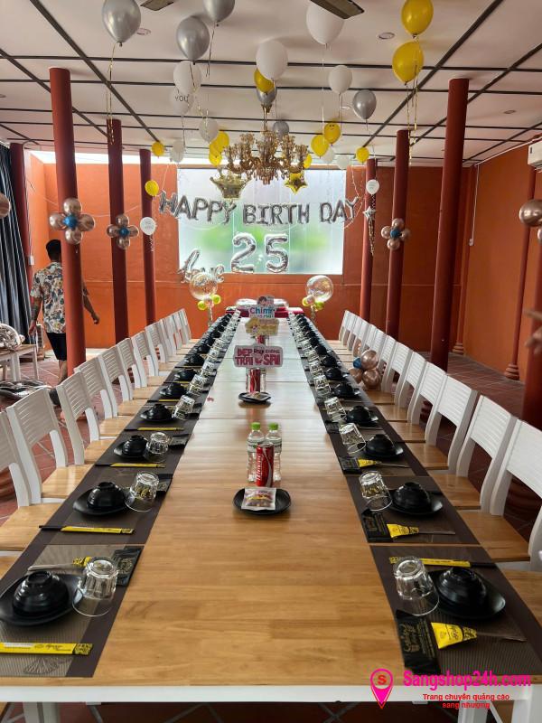 SANG NHƯỢNG NHÀ HÀNG HOẶC CHIA CỔ PHẦN NHÀ HÀNG RUBY VIEW SÂN VƯỜN THOÁNG MÁT