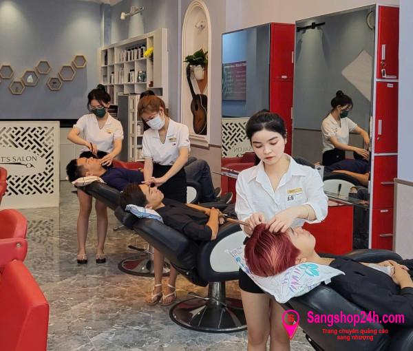 Sang tiệm tóc - nail