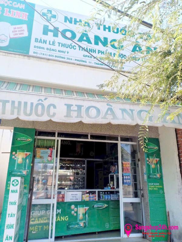 SANG NHƯỢNG NHÀ THUỐC ĐANG HOẠT ĐỘNG ỔN ĐỊNH – MẶT TIỀN ĐƯỜNG LỚN PHƯỜNG PHƯỚC THẮNG, TP.HCM