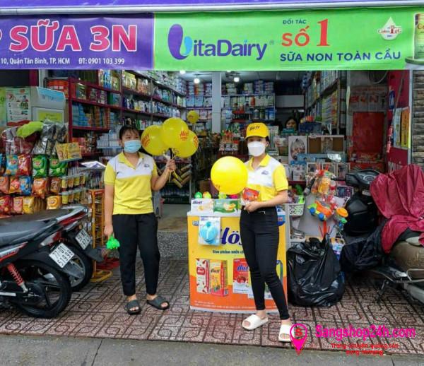 Sang tiệm tạp hóa - sữa